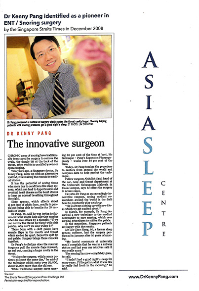 Dr Kenny Pang Innovative Surgeon